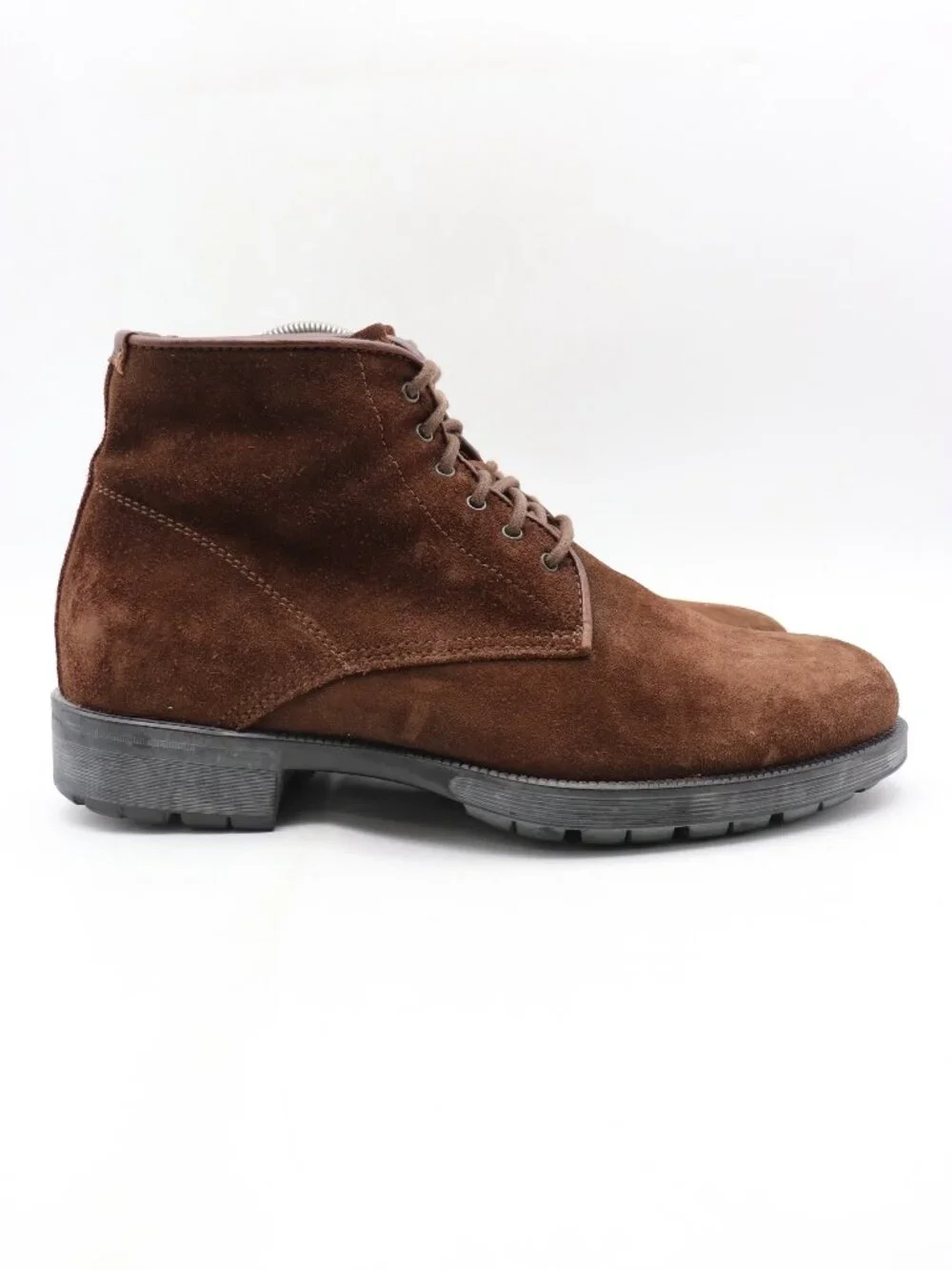 Aquatalia Boots Men's Size 9.5 Brown Suede Waterproof Booties Chukka Boot Italy